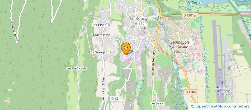 localisation de l'entreprise MADAME LAURENCE VELATI  LE BOURGET-DU-LAC