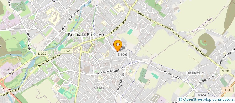 localisation de l'entreprise MADAME LAURENCE VENDEVILLE à BRUAY-LA-BUISSIERE