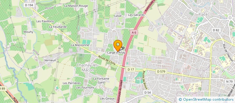 localisation de l'entreprise MADAME LAURENCE VENET  CHARNAY-LES-MACON