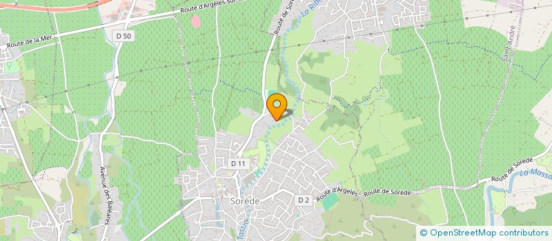 localisation de l'entreprise MADAME LAURENCE VENZAL  SOREDE