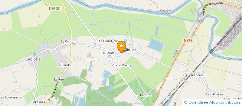 localisation de l'entreprise MADAME LAURENCE VERHAEGHE  SABLONS