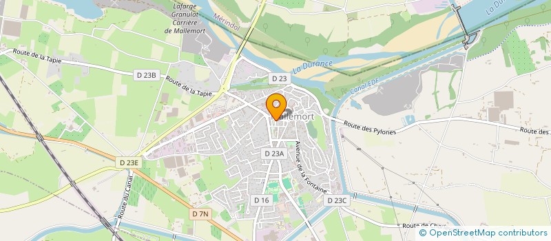 localisation de l'entreprise MADAME LAURENCE VERMOREL  MALLEMORT