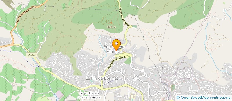 localisation de l'entreprise MADAME LAURENCE VEYRIERE à LA LONDE-LES-MAURES