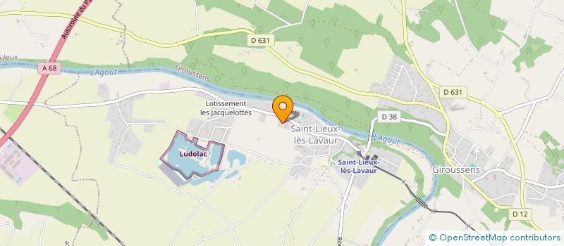 localisation de l'entreprise MADAME LAURENCE VEYSSEIRE  SAINT-LIEUX-LES-LAVAUR