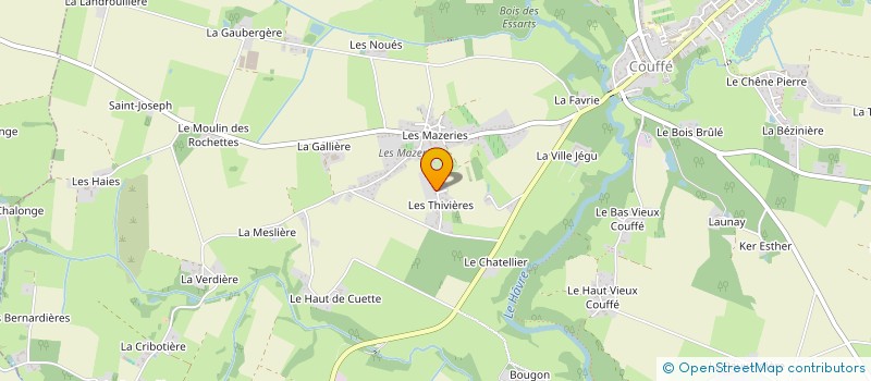 localisation de l'entreprise MADAME LAURENCE VIAUD à COUFFE