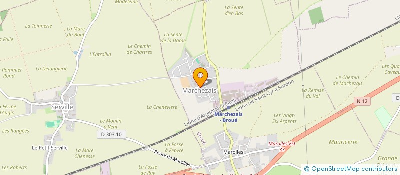 localisation de l'entreprise MADAME LAURENCE VIEIRA à MARCHEZAIS