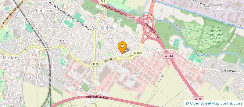 localisation de l'entreprise MADAME LAURENCE VIGNERON  CORMONTREUIL