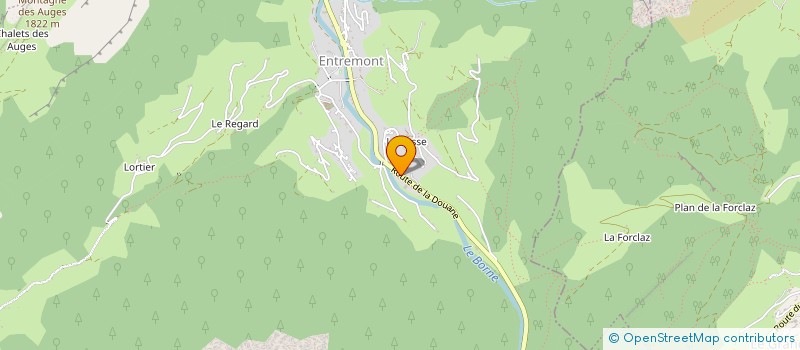 localisation de l'entreprise MADAME LAURENCE VIGNON  GLIERES-VAL-DE-BORNE