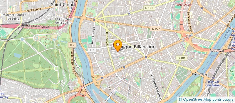 localisation de l'entreprise MADAME LAURENCE VIGNON à BOULOGNE-BILLANCOURT