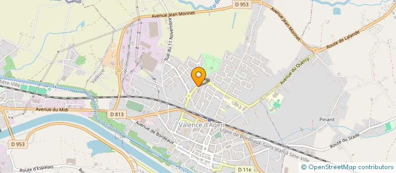 localisation de l'entreprise MADAME LAURENCE VILLA  VALENCE