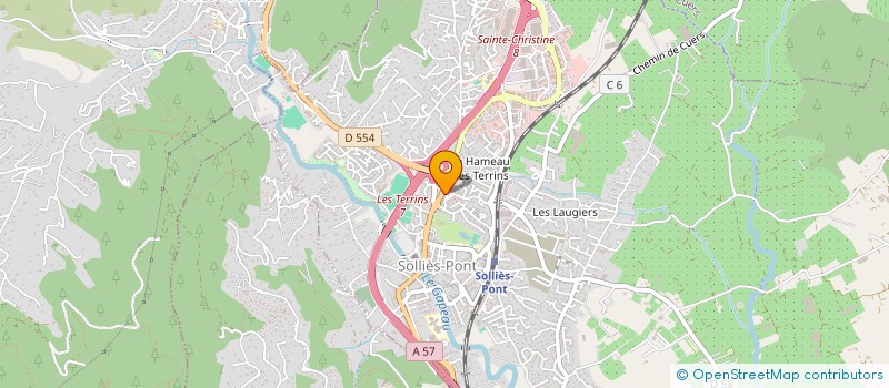 localisation de l'entreprise MADAME LAURENCE VINAI à SOLLIES-PONT