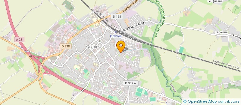 localisation de l'entreprise MADAME LAURENCE VITE  ORCHIES