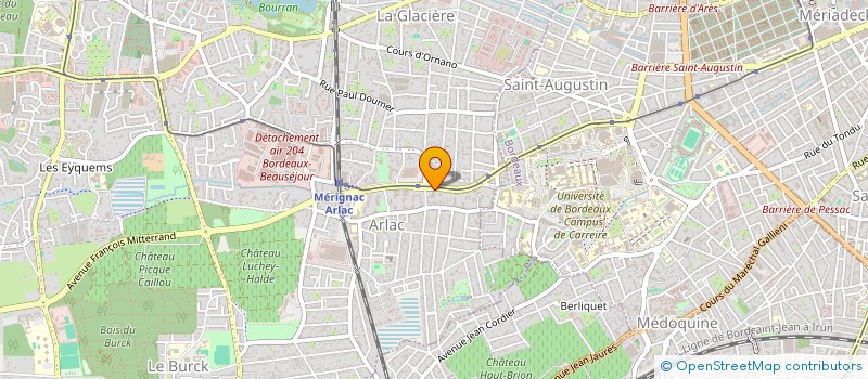 localisation de l'entreprise MADAME LAURENCE VUILLAUME  MERIGNAC