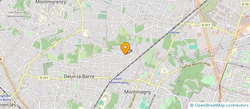 localisation de l'entreprise MADAME LAURENCE WASIAK  DEUIL-LA-BARRE