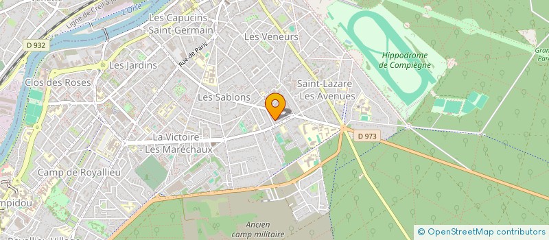 localisation de l'entreprise MADAME LAURENCE WEBER à COMPIEGNE