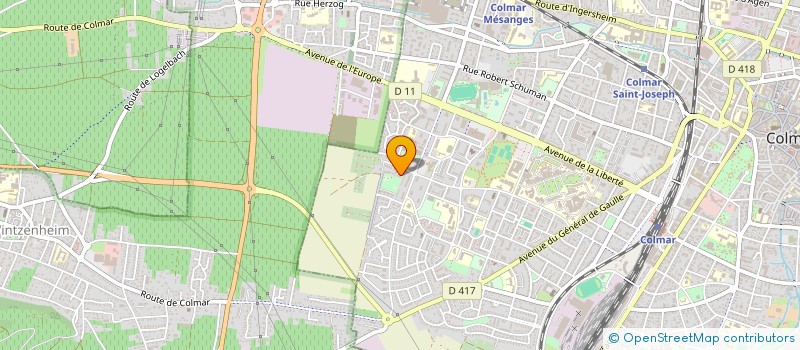 localisation de l'entreprise MADAME LAURENCE WERNER  COLMAR