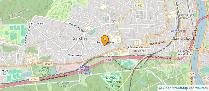 localisation de l'entreprise MADAME LAURENCE WERTHEIM à GARCHES