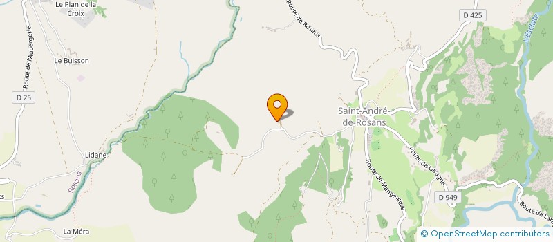 localisation de l'entreprise MADAME LAURENCE WILLEMS  SAINT-ANDRE-DE-ROSANS