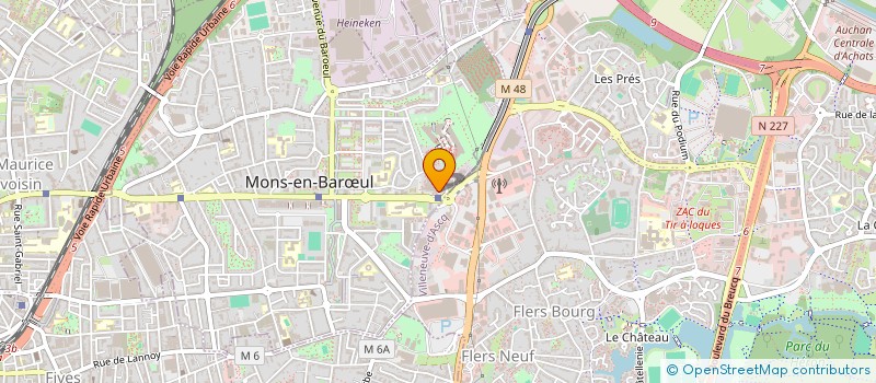 localisation de l'entreprise MADAME LAURENCE WIMMER  MONS-EN-BARUL