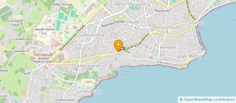 localisation de l'entreprise MADAME LAURENCE WODKA  SAINT-NAZAIRE