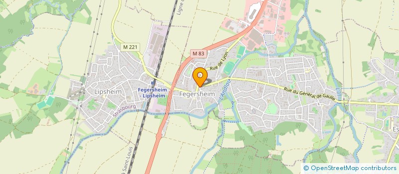 localisation de l'entreprise MADAME LAURENCE WOLF  FEGERSHEIM