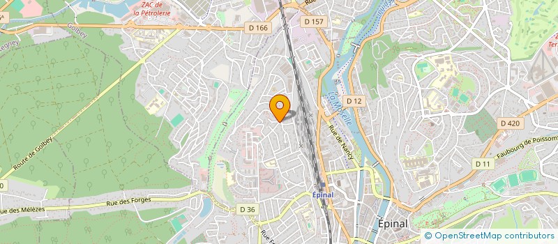 localisation de l'entreprise MADAME LAURENCE ZABOURI  EPINAL