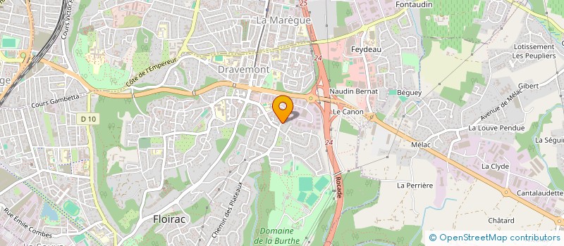 localisation de l'entreprise MADAME LAURENCE ZIROTTI à FLOIRAC