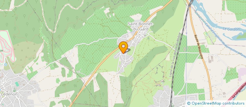 localisation de l'entreprise MADAME LAURENCE ZULBERTY  SAINT-BONNET-DU-GARD
