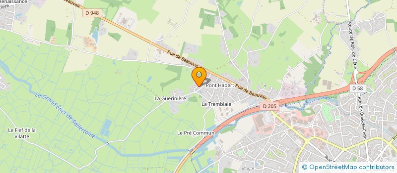 localisation de l'entreprise MADAME LAURENCIA DOUTEAU à SALLERTAINE