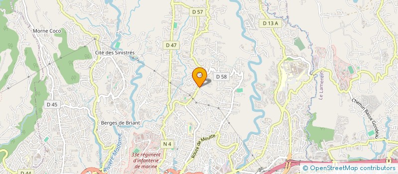 localisation de l'entreprise MADAME LAURENCIA TOUSSAINT  FORT-DE-FRANCE