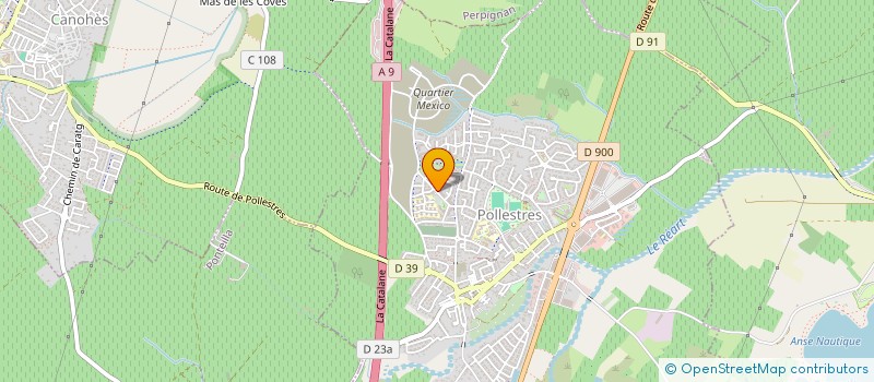 localisation de l'entreprise MADAME LAURENCIA VILELA DIAS  POLLESTRES