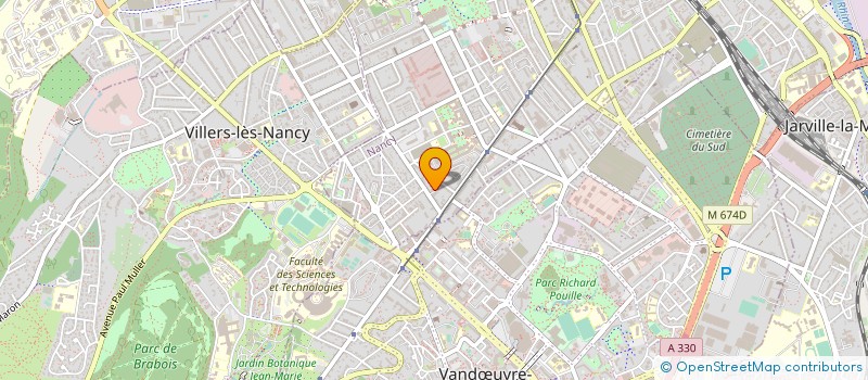 localisation de l'entreprise MADAME LAURENE ALEXANDRE  NANCY