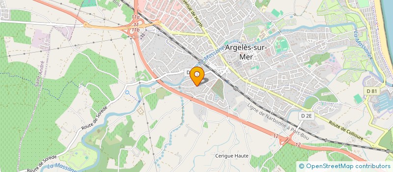 localisation de l'entreprise MADAME LAURENE AYME à ARGELES-SUR-MER