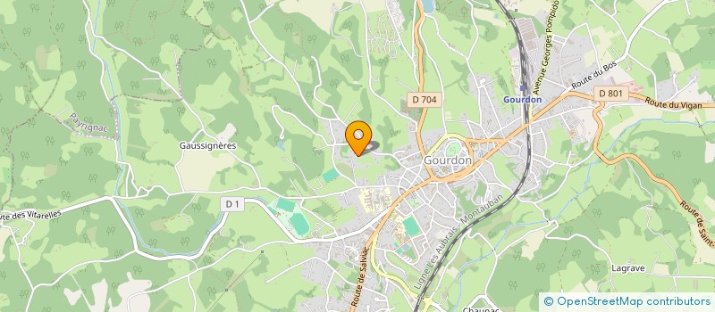 localisation de l'entreprise MADAME LAURENE BALDASSARA  GOURDON