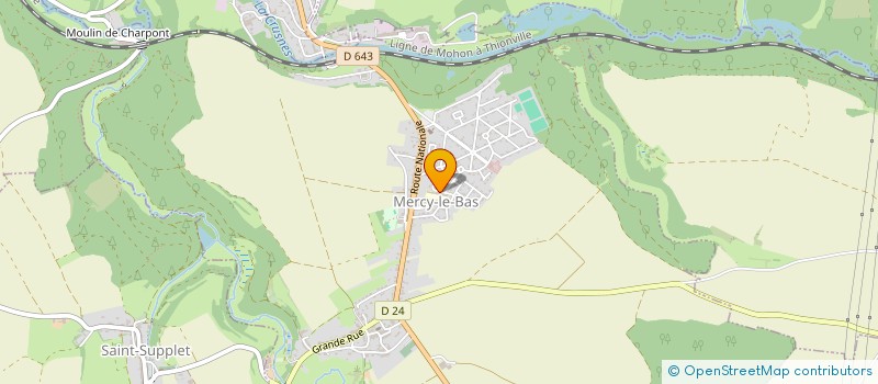 localisation de l'entreprise MADAME LAURENE BARBOSA à MERCY-LE-BAS
