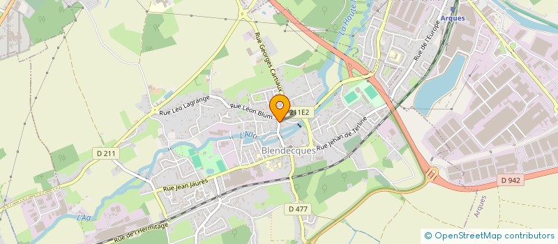 localisation de l'entreprise MADAME LAURENE BIOT  BLENDECQUES