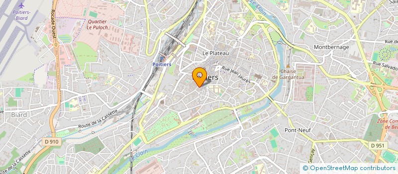 localisation de l'entreprise MADAME LAURENE BONAGLIA  POITIERS