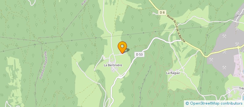 localisation de l'entreprise MADAME LAURENE BROCHET  PLATEAU D'HAUTEVILLE