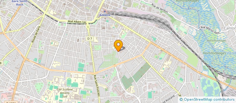 localisation de l'entreprise MADAME LAURENE BRUVY  AMIENS