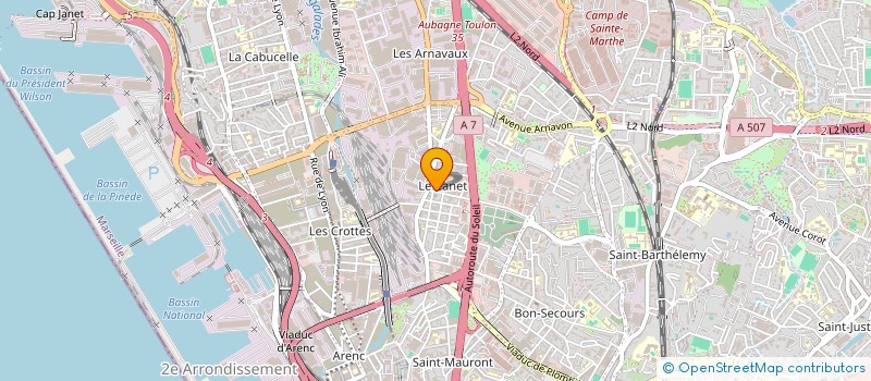 localisation de l'entreprise MADAME LAURENE CASULLI  MARSEILLE