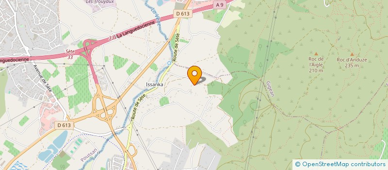 localisation de l'entreprise MADAME LAURENE CERRAMON  BALARUC-LES-BAINS