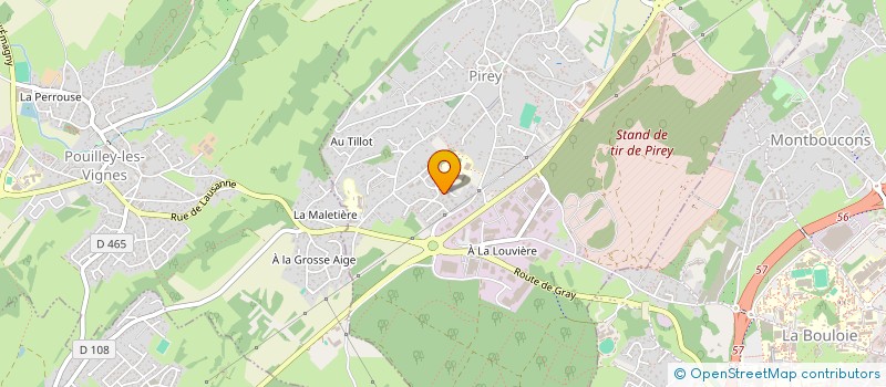 localisation de l'entreprise MADAME LAURENE CORTOT à CHAMPAGNOLE