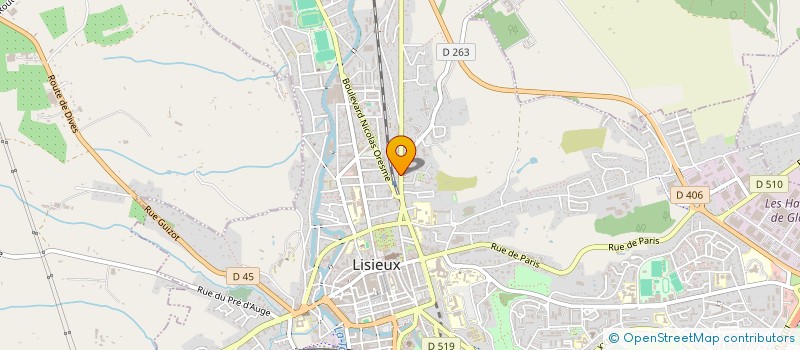 localisation de l'entreprise MADAME LAURENE COUET  LISIEUX