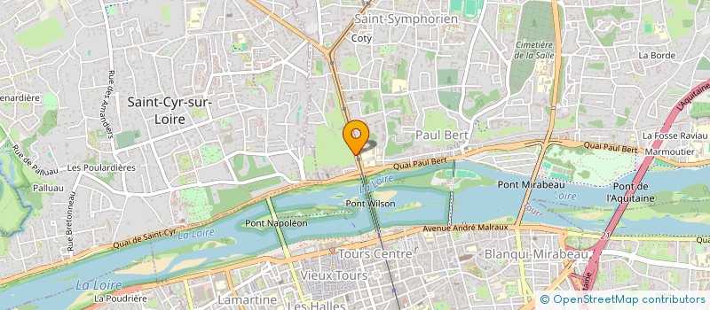 localisation de l'entreprise MADAME LAURENE COURREGES  TOURS