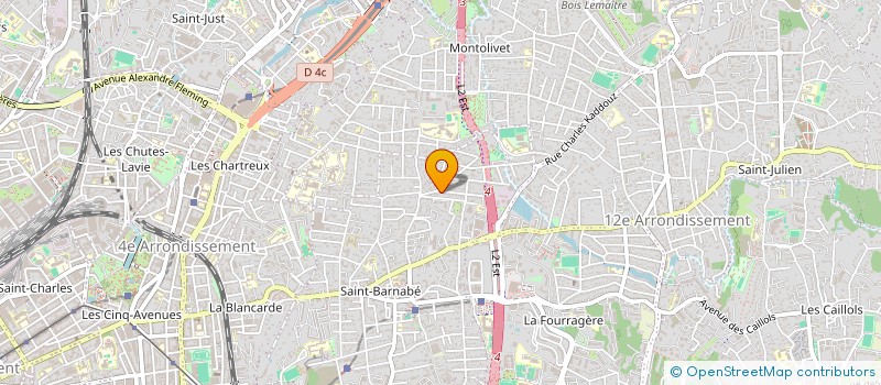 localisation de l'entreprise MADAME LAURENE DAVID à MARSEILLE