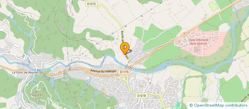 localisation de l'entreprise MADAME LAURENE DE SOUZA  CERET