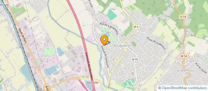localisation de l'entreprise MADAME LAURENE DE TAUZIA  BRUGUIERES
