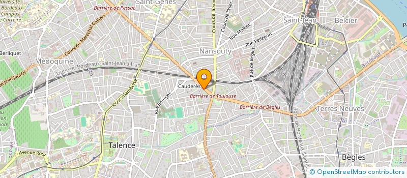localisation de l'entreprise MADAME LAURENE DELION à BORDEAUX