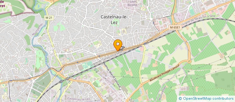 localisation de l'entreprise MADAME LAURENE DJABALLAH à CASTELNAU-LE-LEZ