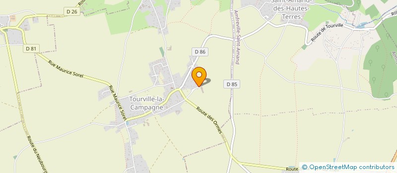 localisation de l'entreprise MADAME LAURENE DOUBET  TOURVILLE-LA-CAMPAGNE